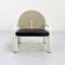 Black & Beige 54 L Armchair attributed to Gae Aulenti for Knoll International, 1970s, Image 4