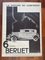 Poster vintage in bianco e nero di Berliet-Draeger, 1929, Immagine 3