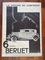 Vintage Black and White Poster by Berliet- Draeger, 1929, Image 3