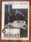 Schwarzweißes Vintage Poster von Berliet- Draeger, 1929 1