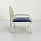 Blue & Beige 54 L Armchair attributed to Gae Aulenti for Knoll International, 1970s 5