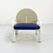 Blue & Beige 54 L Armchair attributed to Gae Aulenti for Knoll International, 1970s 4