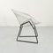 Diamond Chair in Schwarz & Weiß von Harry Bertoia für Knoll Inc., 1960er 9