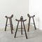 Mid-Century Brutalist Spanish Bar with Marbella Bar Stools, 1960s, Set of 5, Image 6
