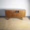 Italian Light Oak Sideboard with 2 Side Doors in the Style of Carlo Mollino, 1950s 3