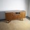 Italian Light Oak Sideboard with 2 Side Doors in the Style of Carlo Mollino, 1950s, Image 11