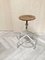 Industrial Drawing Stool in Metal and Plywood, Image 1