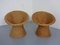 French Bamboo Chairs & Table, 1950s, Set of 3 6