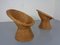 Tables et Chaises en Bambou, France, 1950s, Set de 3 11