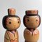 Vintage Dento Kokeshi by Kawaii Shinya Abe, 1960s, Set of 2 3