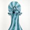 Murano Glass Decanter with Teal and White Canes attributed to Fratelli Toso, Italy, 1950s 8