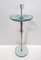 Vintage Beveled Glass and Brass Ashtray Stand attributed to Fontana Arte, Italy, 1940s 1