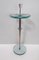 Vintage Beveled Glass and Brass Ashtray Stand attributed to Fontana Arte, Italy, 1940s 3