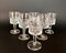 Lead Crystal Wine Glasses with Diamond Pattern from Barthmann, West Germany, 1970s, Set of 6 2