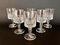 Lead Crystal Wine Glasses with Diamond Pattern from Barthmann, West Germany, 1970s, Set of 6 1