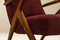 Fauteuils Inclinables Bordeaux Style Antonio Gorgone, Italie, 1950s, Set de 2 10