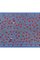 Camino de mesa Suzani de seda azul con diseño de granada, Imagen 4