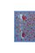 Silk Suzani Blue Table Runner with Pomegranate Design 3