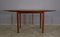 Danish Round Extendable Coffee Table in Teak, 1970s 7