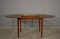 Danish Round Extendable Coffee Table in Teak, 1970s, Image 6