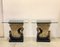 Oriental Lacquered Wooden Tables, 1960s, Set of 2 1