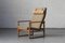 Lounge Chairs & Ottoman attributed to Borge Mogensen for Fredericia, Denmark, 1960s, Set of 3, Image 4