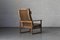 Lounge Chairs & Ottoman attributed to Borge Mogensen for Fredericia, Denmark, 1960s, Set of 3, Image 6