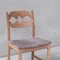 Mid-Century Danish Oak Razor Dining Chairs by Henning Kjærnulf, Set of 5 3