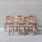 Mid-Century Danish Oak Razor Dining Chairs by Henning Kjærnulf, Set of 5, Image 1