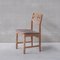Mid-Century Danish Oak Razor Dining Chairs by Henning Kjærnulf, Set of 5, Image 7