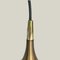 Onos 55 Brass Counter Balance Pendant Lamp by Florian Schulz, 1970s, Image 3