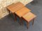 Tables Gigognes en Teck de Skovmand & Andersen, 1970s, Set de 3 3