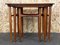 Tables Gigognes en Teck de Skovmand & Andersen, 1970s, Set de 3 18