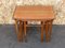 Tables Gigognes en Teck de Skovmand & Andersen, 1970s, Set de 3 2