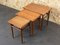 Tables Gigognes en Teck de Skovmand & Andersen, 1970s, Set de 3 5
