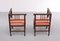 Amsterdam School Corner Chairs, the Netherlands, 1920s, Set of 2, Image 3