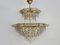 Large Vintage Chandelier in Crystal and Brass from Bakalowits & Söhne, 1980s, Image 3