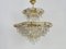 Large Vintage Chandelier in Crystal and Brass from Bakalowits & Söhne, 1980s, Image 1