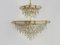 Large Vintage Chandelier in Crystal and Brass from Bakalowits & Söhne, 1980s 5