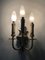 Lampade da parete con 3 candele, anni '70, set di 2, Immagine 2