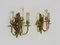 Wall Lights with 3 Candles, 1970s, Set of 2, Image 4