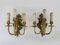 Wall Lights with 3 Candles, 1970s, Set of 2 1