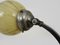 Lampada da ufficio Art Déco con testa girevole, base in marmo, base in bronzo e globo giallo, anni '30, Immagine 7