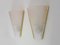 Art Deco Italian Wall Lights in Polished Glass, 1970s, Set of 2, Image 3
