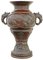 Large 19th Century Meiji Japanese Oriental Bronze Urn Vase, 1890s 2