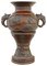 Large 19th Century Meiji Japanese Oriental Bronze Urn Vase, 1890s, Image 1