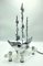 Lámpara de mesa Sail Ship Mid-Century de acero, checa, años 50, Imagen 7