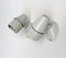 Kaiser Wall Lights in Light Gray, 1950s, Set of 2, Image 1