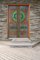 Antique Hand-Carved Colored Glass Door with Double Wing Door Swat-Tal, Pakistan, 1920s 6