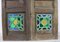 Hand-Carved Colored Glass Door Double Wing Door Swat-Tal Pakistan, 1920s 14